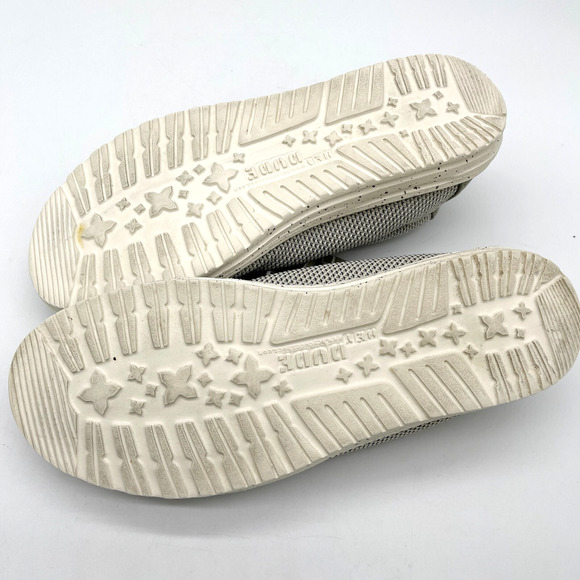 Hey Dude Mens Wally Sox Slip On Shoes‎ Size US 8 Ash Gray Comfort Loafer Casual - Picture 9 of 11